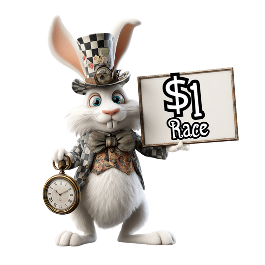 White Rabbit Race - One 🥕 Spots!